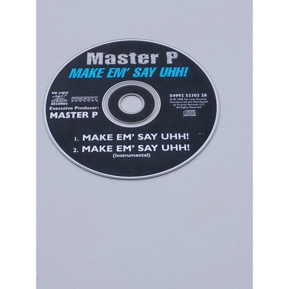 Master P – Make Em' Say Uhh! CD 1998 CD Single Hip Hop No Limit Priority
